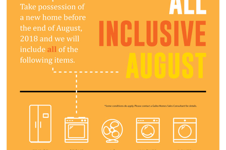 Poster All Inclusive August July 25 2018