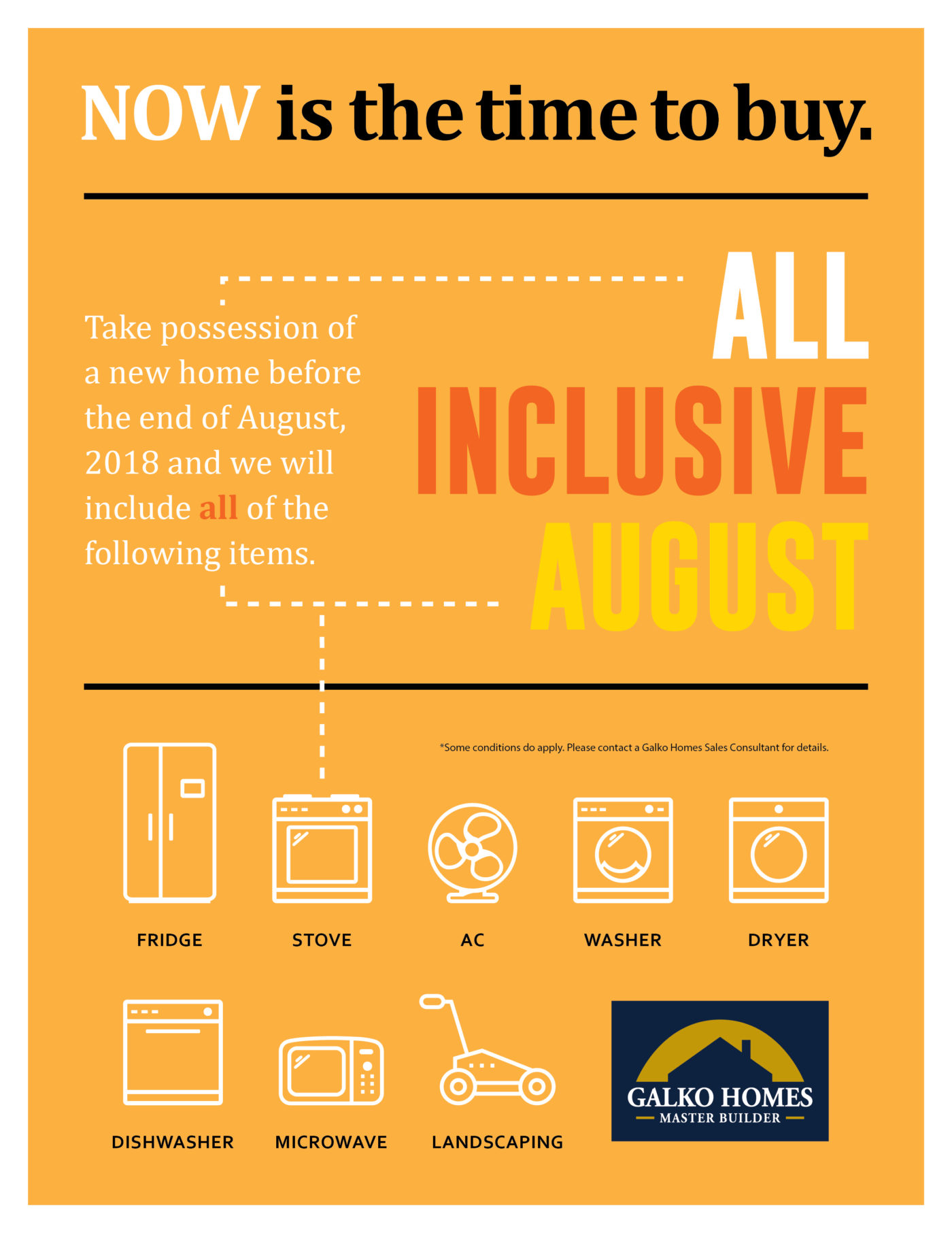 Poster All Inclusive August July 25 2018