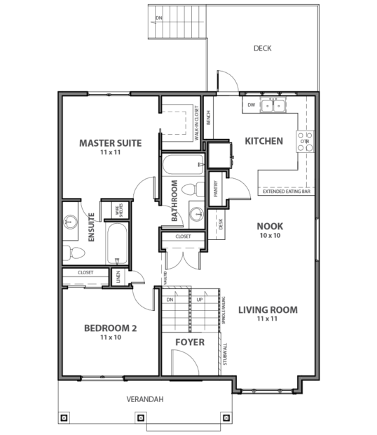 Floorplan The Willowstone 1
