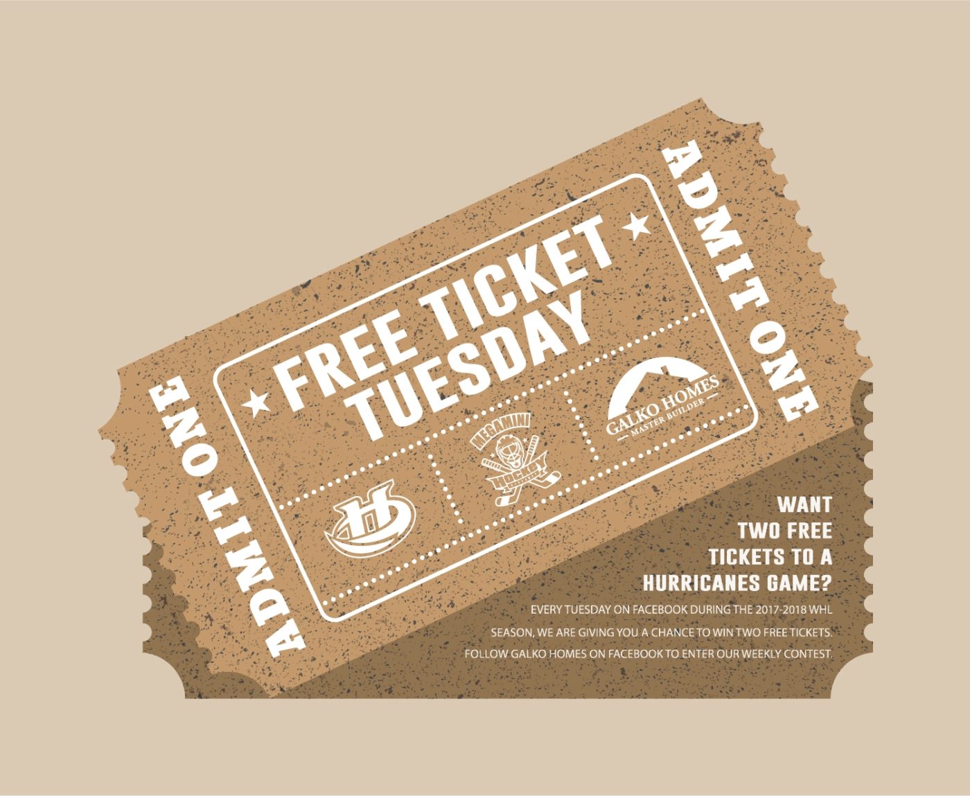Mega Mini Hockey Giveaway Free Ticket Tuesday Facebook Post
